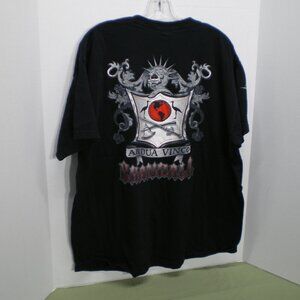 Crandall Ardua Vinco Insignia Black Graphic Tee Shirt, Size XL